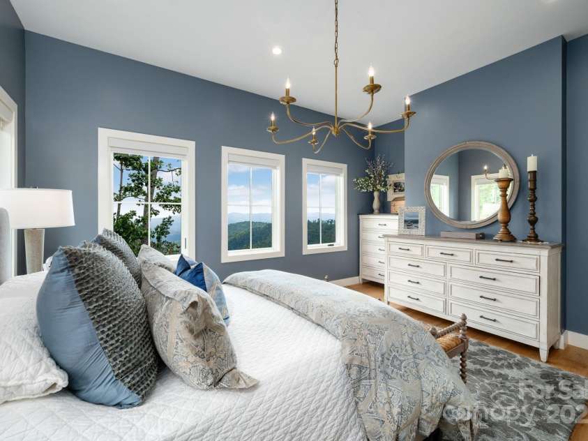 17 Elk Trail, Asheville, NC 28804.  MLS# CAR4291429, YatesRealty ID 34242. Primary Bedroom with Views