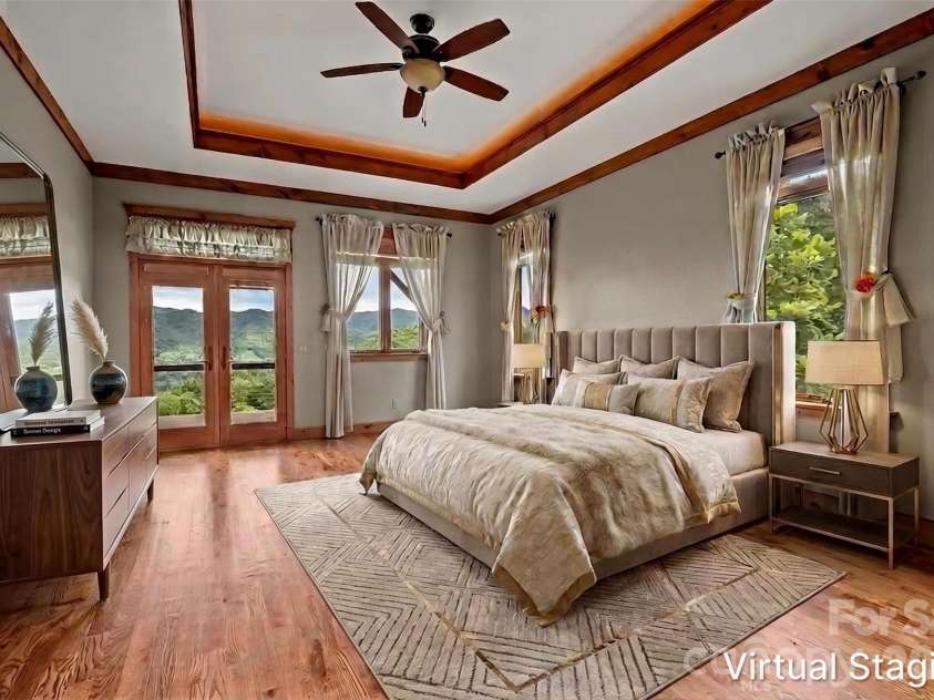 241 Glen Eagle Drive, Waynesville, NC 28786.  MLS# CAR4398501, YatesRealty ID 34242. Virtually Staged