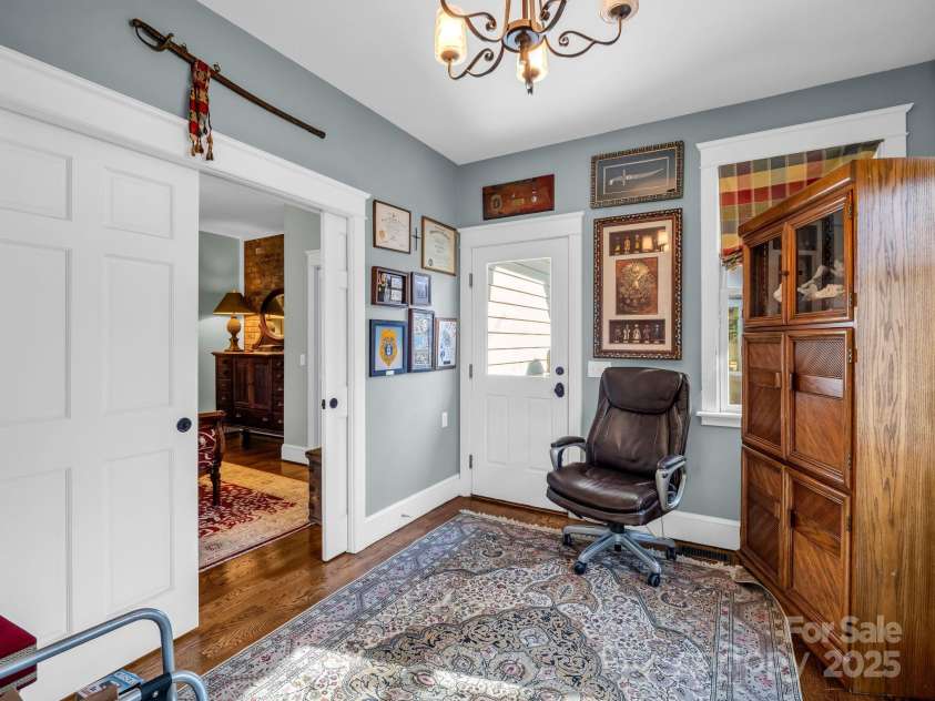 765 Higher Path, Saluda, NC 28773.  MLS# CAR4326175, YatesRealty ID 3425. 2nd Bedroom w/ attached Sitting Room/Office