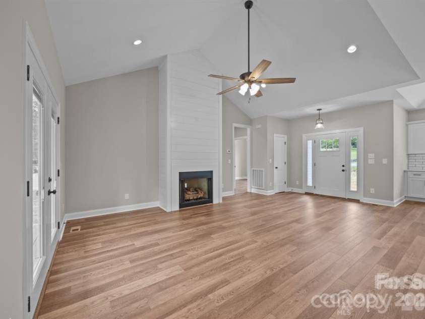 5037 Faith Road, Salisbury, NC 28146.  MLS# CAR4332559, YatesRealty ID 34251. Nice cozy fireplace