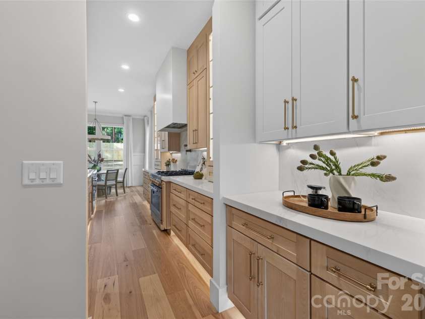 3119 Shenandoah Avenue, Charlotte, NC 28205.  MLS# CAR4394625, YatesRealty ID 34254. Butler's Pantry. Not pictured, pantry shelving to the left 