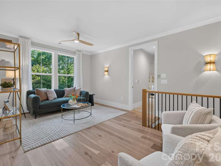 3119 Shenandoah Avenue, Charlotte, NC 28205.  MLS# CAR4394625, YatesRealty ID 34254. Loft offers another flex space - playroom/2nd office/ sitting area or a combo!