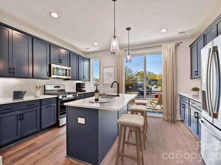 1227 34th Street, Charlotte, NC 28205.  MLS# CAR4211267, YatesRealty ID 3426. Kitchen *Virtually Staged*