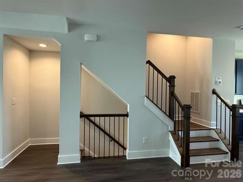 1227 34th Street, Charlotte, NC 28205.  MLS# CAR4211267, YatesRealty ID 3426. Stairs - space for a desk