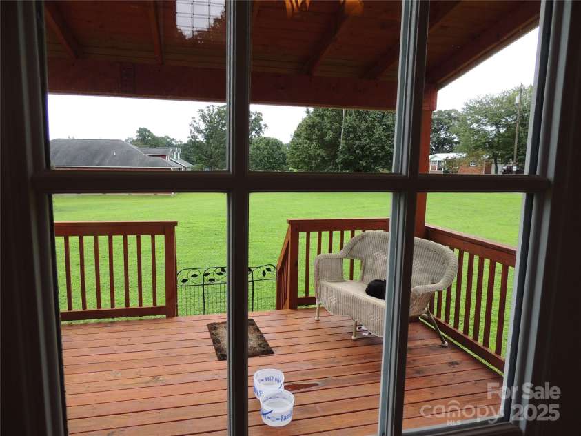 154 Edley Toney Road, Ellenboro, NC 28040.  MLS# CAR4292009, YatesRealty ID 34261. Covered Deck