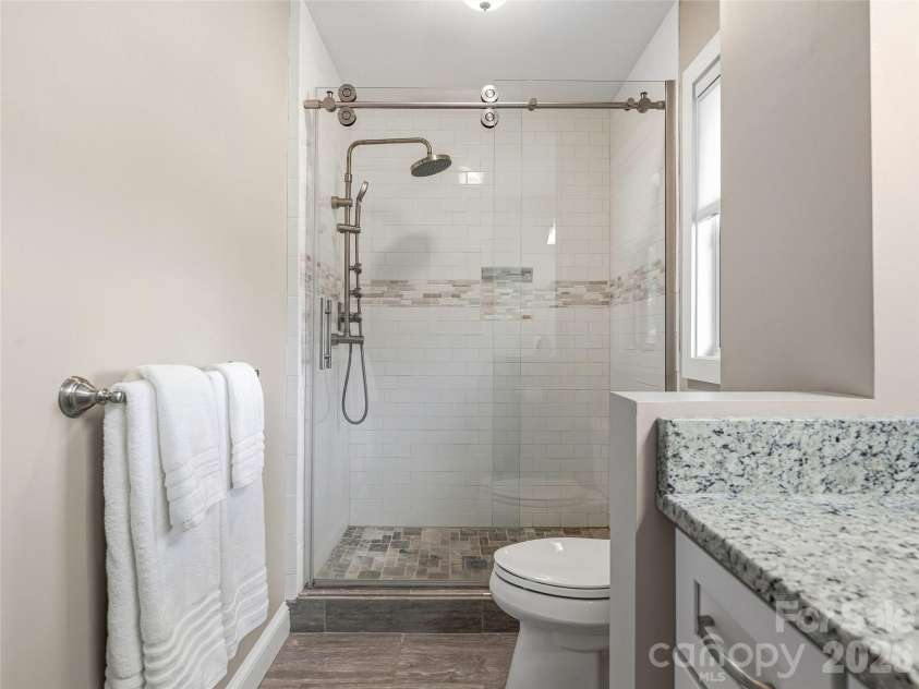 536 Windswept Drive, Asheville, NC 28801.  MLS# CAR4388603, YatesRealty ID 34261. Primary bathroom