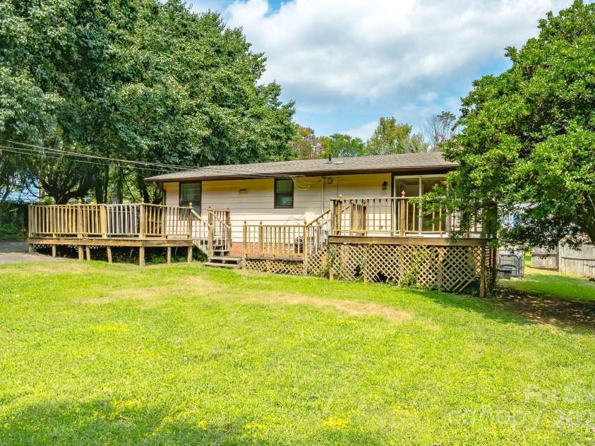 9012 McMillian Drive, Harrisburg, NC 28075.  MLS# CAR4295135, YatesRealty ID 34264. View of both decks on back of house