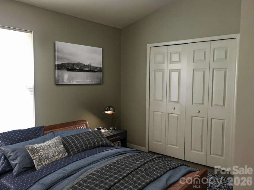 3139 Falling Rock Court, Charlotte, NC 28213.  MLS# CAR4397829, YatesRealty ID 34282. Bedroom 1 (virtually staged)