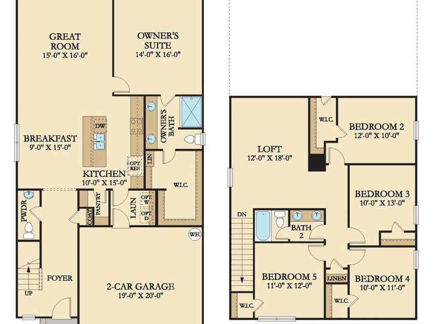 144 Oconee Trail, Statesville, NC 28625.  MLS# CAR4295940, YatesRealty ID 34284. Floorplan