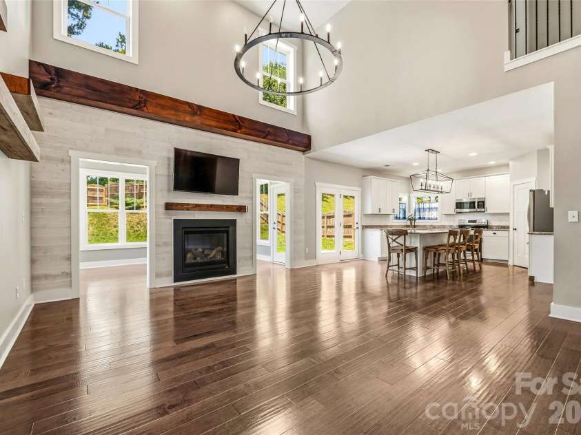 16 Henbit Way, Arden, NC 28704.  MLS# CAR4394506, YatesRealty ID 34286. Custom details, floating shelves, and Sun Room option added.