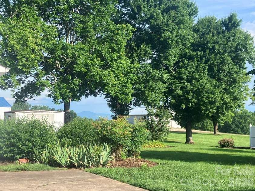 191 Thompson Road, Rutherfordton, NC 28139.  MLS# CAR4385123, YatesRealty ID 34287. Mtn view from backyard