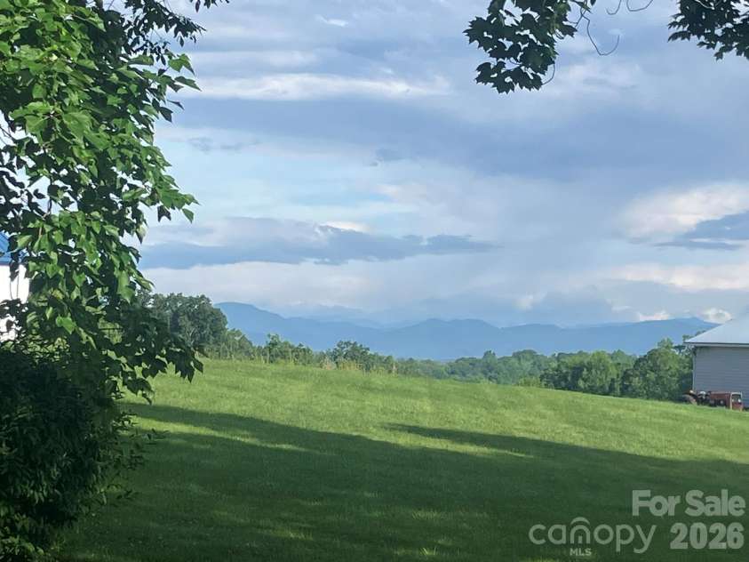 191 Thompson Road, Rutherfordton, NC 28139.  MLS# CAR4385123, YatesRealty ID 34287. Mtn view from backyard