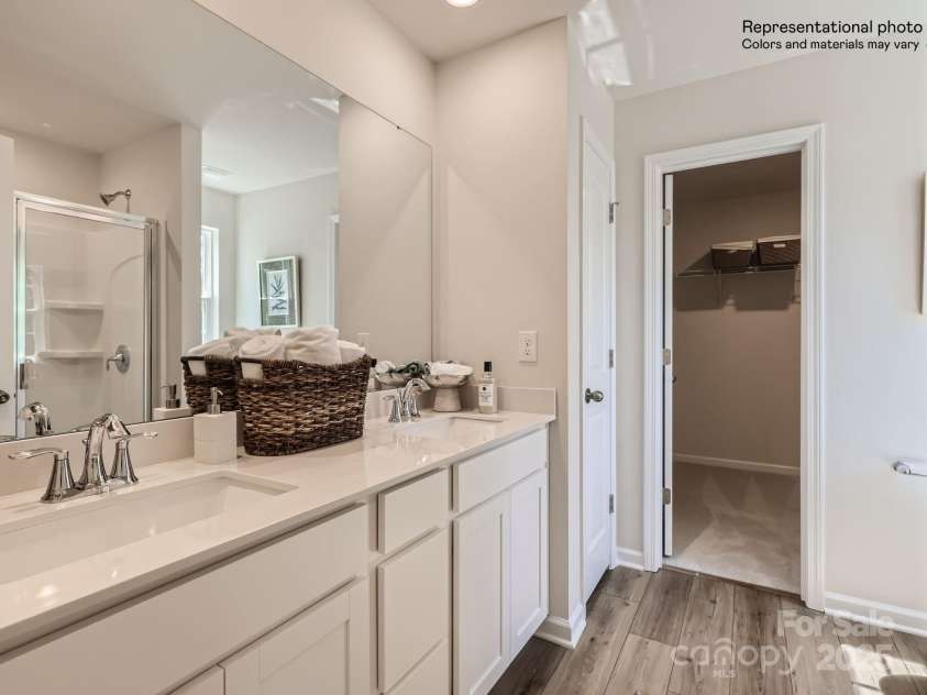 143 Arden Court, Troutman, NC 28166.  MLS# CAR4295976, YatesRealty ID 34289. Primary Bathroom