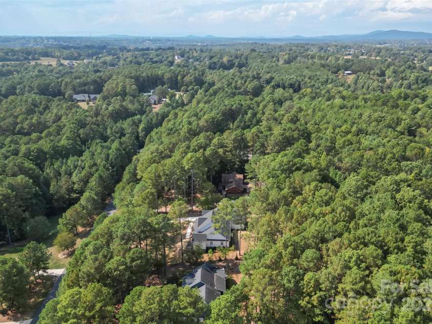 129 Greens Road, Granite Falls, NC 28630.  MLS# CAR4302862, YatesRealty ID 3429. Aerial View of Home