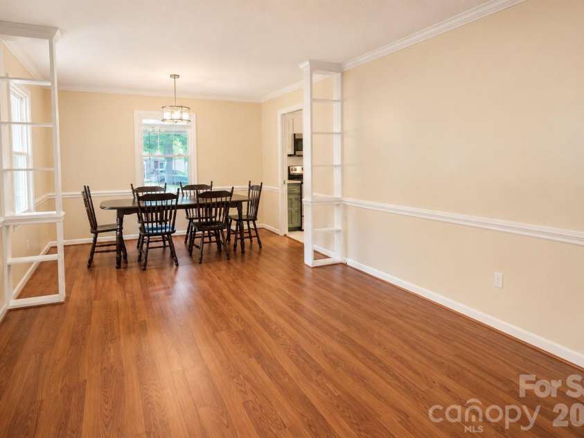 2914 Dresden Drive, Gastonia, NC 28054.  MLS# CAR4395963, YatesRealty ID 34290. Living room and dining area