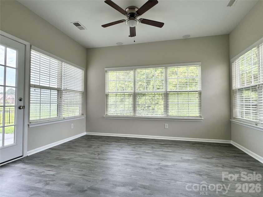 2482 Chatham Drive, Fort Mill, SC 29707.  MLS# CAR4395475, YatesRealty ID 34292. Sunroom