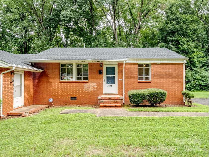 3122 Marlborough Road, Charlotte, NC 28208.  MLS# CAR4293604, YatesRealty ID 34293. Front View