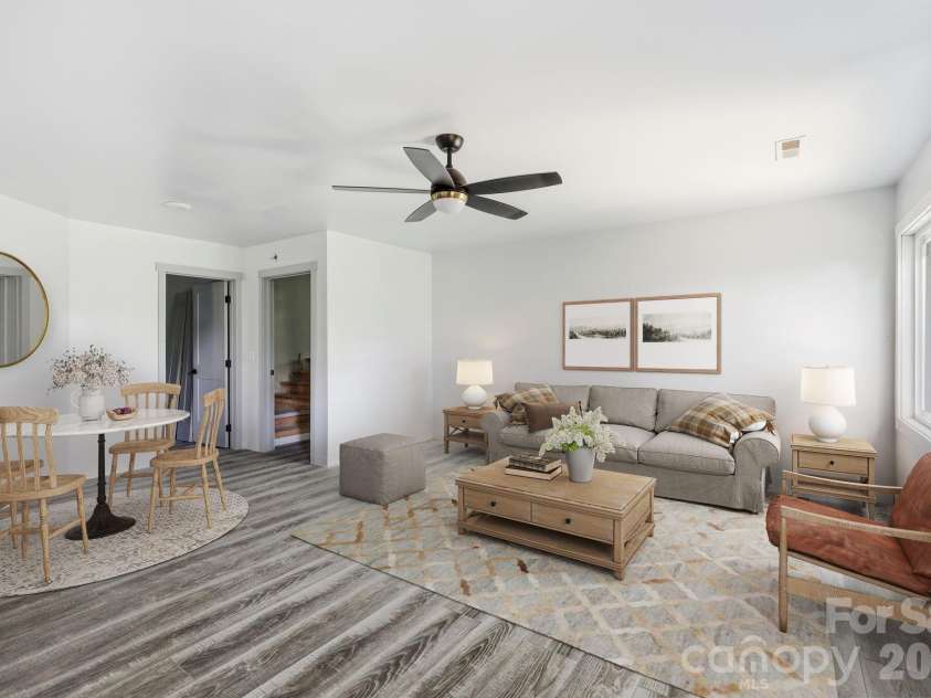 120 Stovall Street, Waynesville, NC 28786.  MLS# CAR4387007, YatesRealty ID 34294. Guest House: Virtually Staged Image