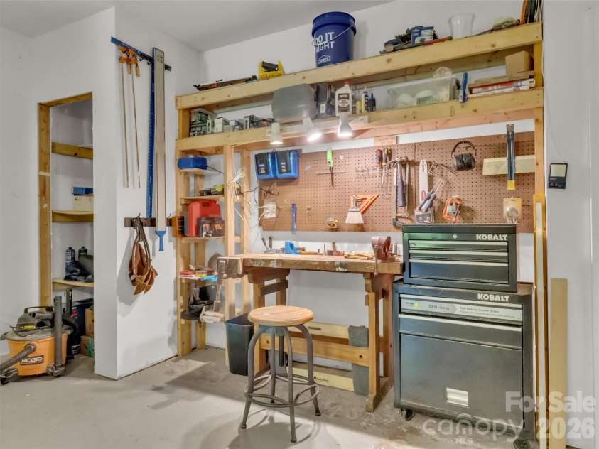 49 Brandywine Road, Waynesville, NC 28786.  MLS# CAR4395907, YatesRealty ID 34304. Lower work area