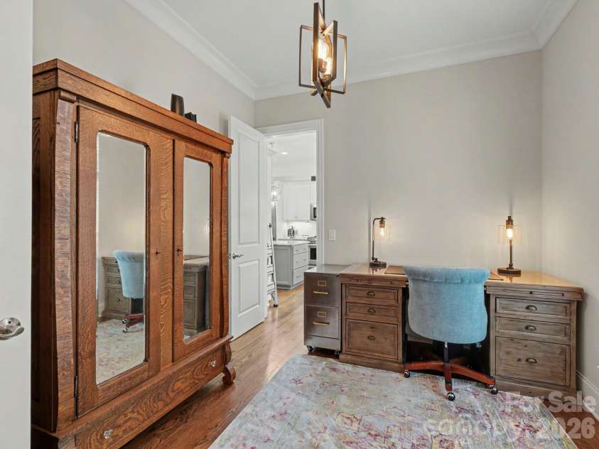 9560 Regent Drive, Davidson, NC 28036.  MLS# CAR4397866, YatesRealty ID 34310. Dining room/office