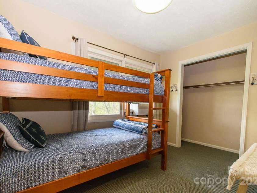 114 Locust Ridge Road, Beech Mountain, NC 28604.  MLS# CAR4295820, YatesRealty ID 34315. Upper level bedroom 2