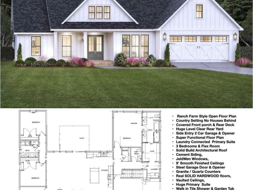 153 Trinity Court, Salisbury, NC 28147.  MLS# CAR4355709, YatesRealty ID 3432. Floor Plan 2