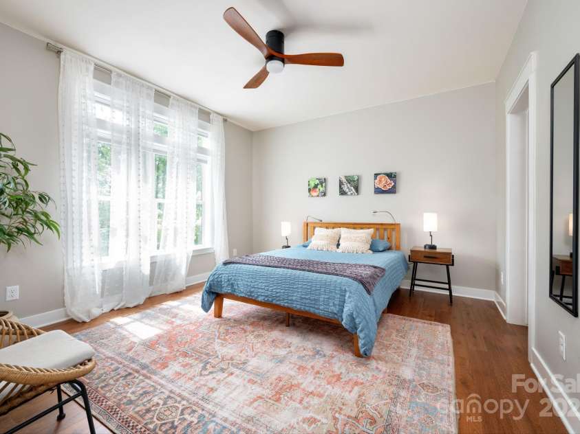 209 Patriots Drive, Asheville, NC 28805.  MLS# CAR4291919, YatesRealty ID 34321. Primary suite, modern fixtures.