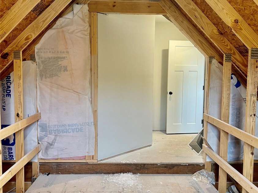 203 Prospect Church Road, Albemarle, NC 28001.  MLS# CAR4293903, YatesRealty ID 34322. Attic Storage Off Laundry Room