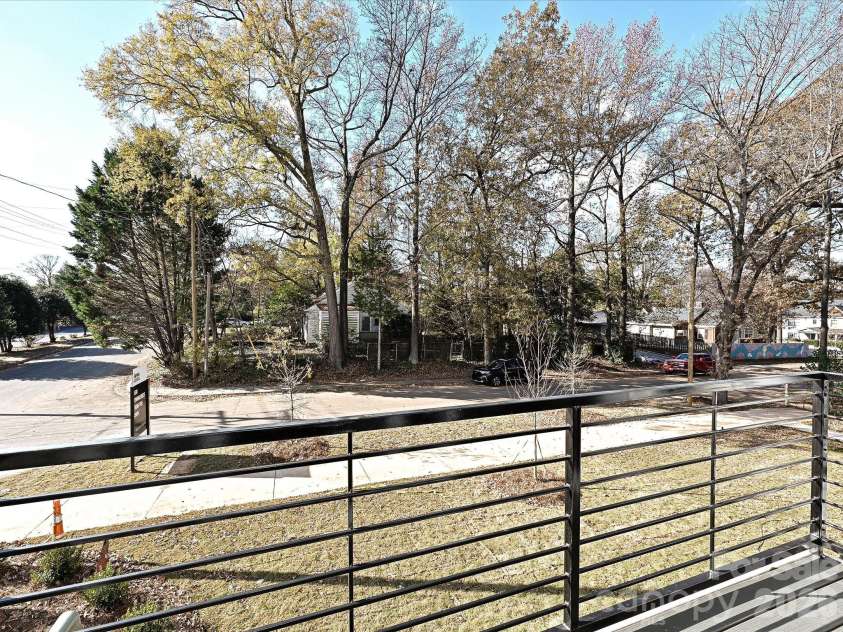 1217 34th Street, Charlotte, NC 28205.  MLS# CAR4139009, YatesRealty ID 3433. View from Terrace