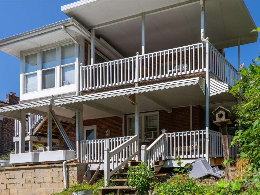 56 Brevard Road, Asheville, NC 28806.  MLS# CAR4293196, YatesRealty ID 34333. View from the backyard
