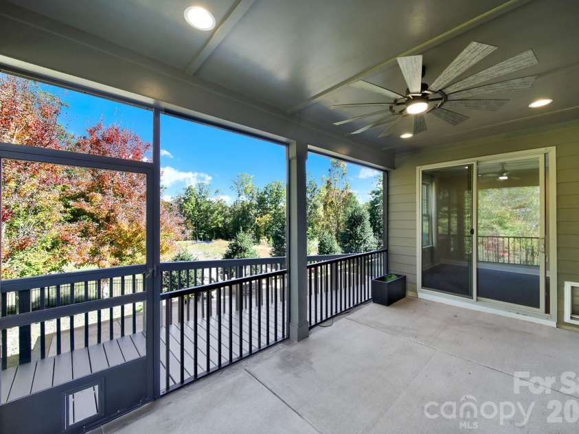 989 Emory Lane, Fort Mill, SC 29708.  MLS# CAR4356402, YatesRealty ID 34337. Screened porch overlooking private backyard