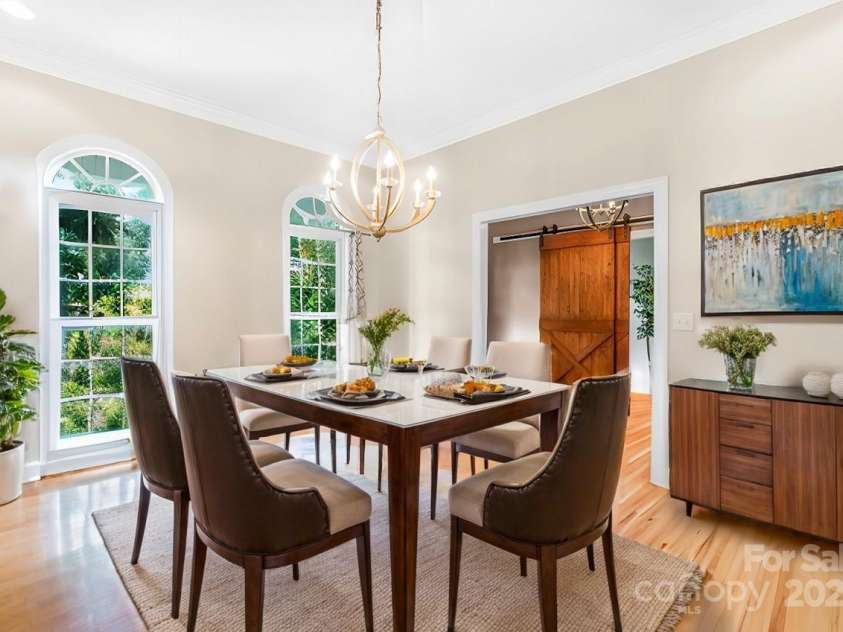 112 Berea Baptist Church Road, Stanfield, NC 28163.  MLS# CAR4173503, YatesRealty ID 3434. Formal Dining Room with plenty of natural light (virtually staged)