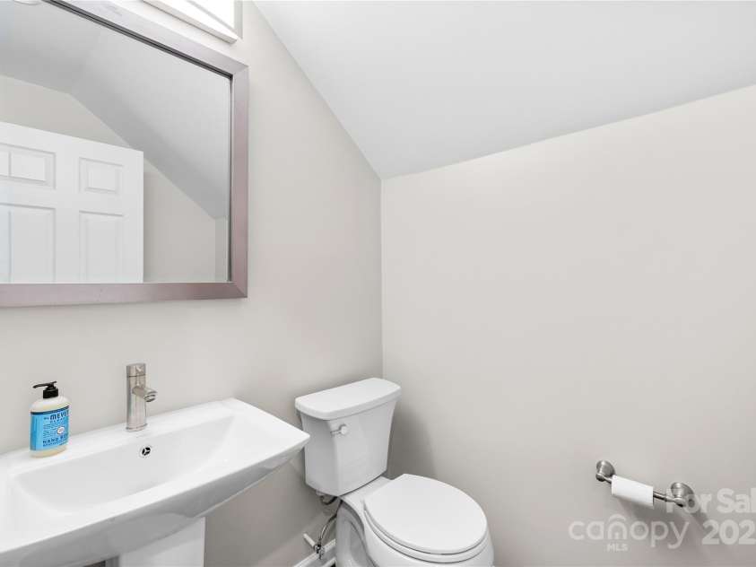 112 Berea Baptist Church Road, Stanfield, NC 28163.  MLS# CAR4173503, YatesRealty ID 3434. Half Bath near the upper level Bonus Room/Movie Room