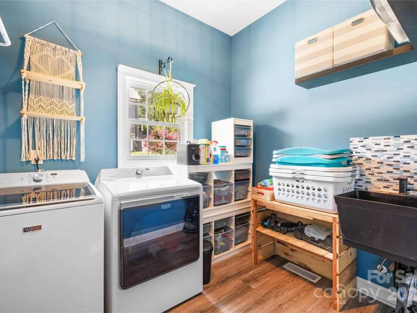 112 Berea Baptist Church Road, Stanfield, NC 28163.  MLS# CAR4173503, YatesRealty ID 3434. Laundry Room on main level with laundry sink
