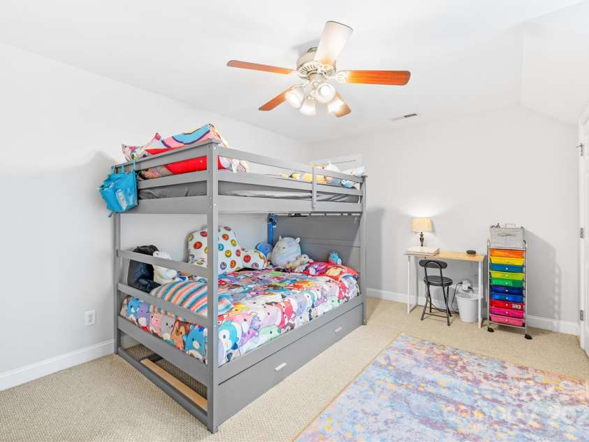 112 Berea Baptist Church Road, Stanfield, NC 28163.  MLS# CAR4173503, YatesRealty ID 3434. Secondary Bedroom with two closets and an ensuite full bathroom.