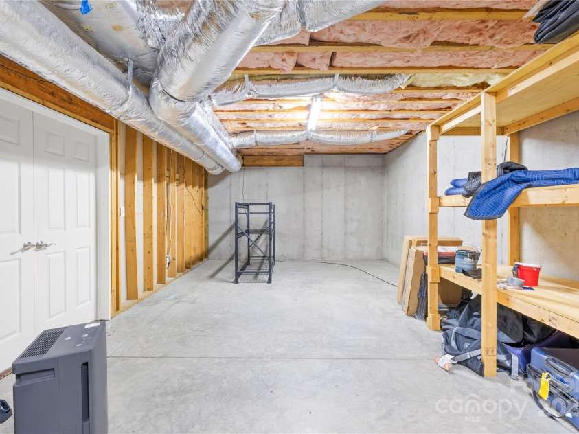 112 Berea Baptist Church Road, Stanfield, NC 28163.  MLS# CAR4173503, YatesRealty ID 3434. Storage area in the basement