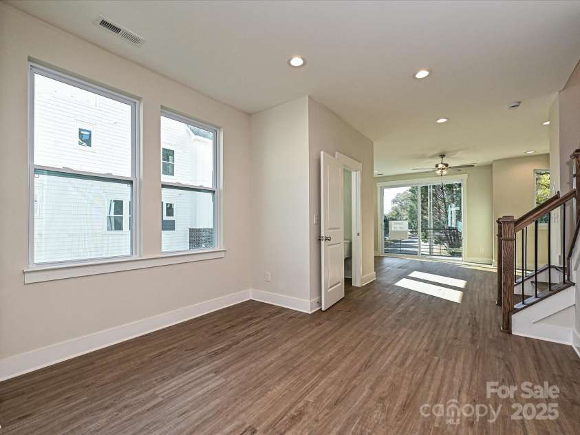 1219 34th Street, Charlotte, NC 28205.  MLS# CAR4139010, YatesRealty ID 3434. Dining/Living