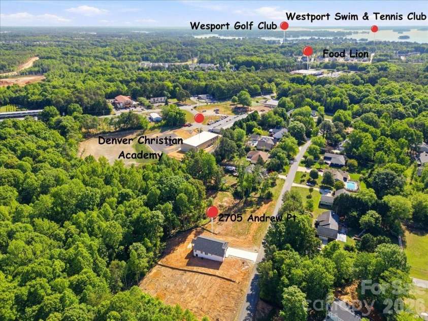 2705 Andrew Point Road, Denver, NC 28037.  MLS# CAR4365799, YatesRealty ID 34342. 