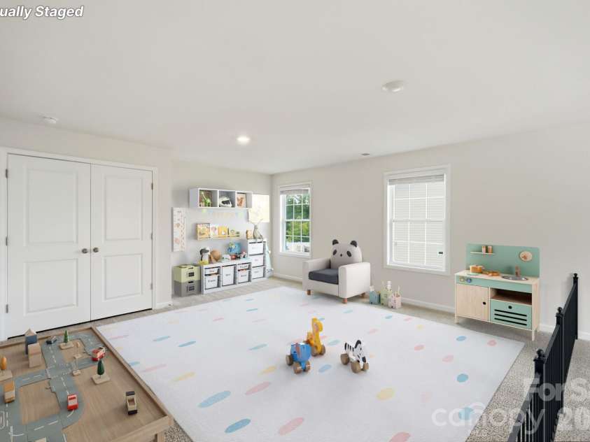 2431 Napa Terrace, Clover, SC 29710.  MLS# CAR4391685, YatesRealty ID 34349. Bonus Room virtually staged as living/play room