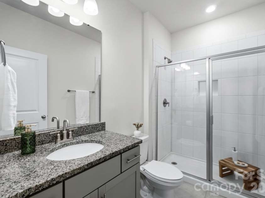 2431 Napa Terrace, Clover, SC 29710.  MLS# CAR4391685, YatesRealty ID 34349. Downstairs bathroom 