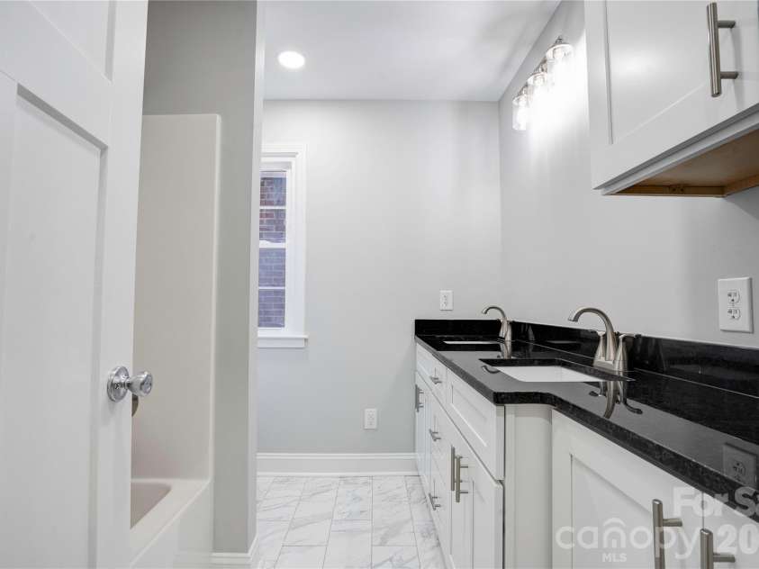 2822 Bettis Road, Grover, NC 28073.  MLS# CAR4333604, YatesRealty ID 3435. Hall Bath Double Vanity