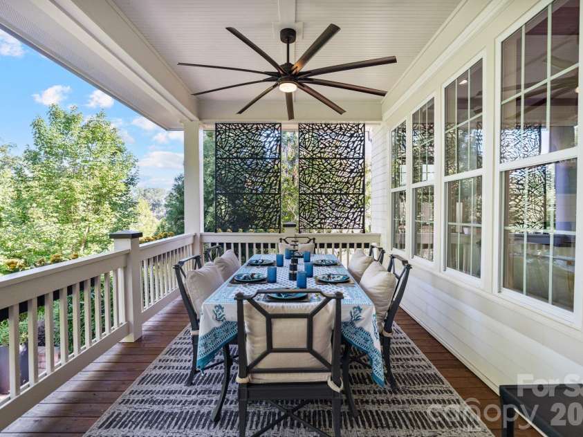 452 Luray Way, Rock Hill, SC 29730.  MLS# CAR4389360, YatesRealty ID 34350. Outdoor covered dining area.