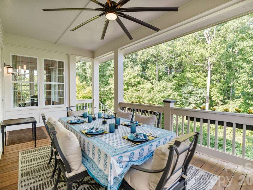 452 Luray Way, Rock Hill, SC 29730.  MLS# CAR4389360, YatesRealty ID 34350. Outdoor covered dining area.