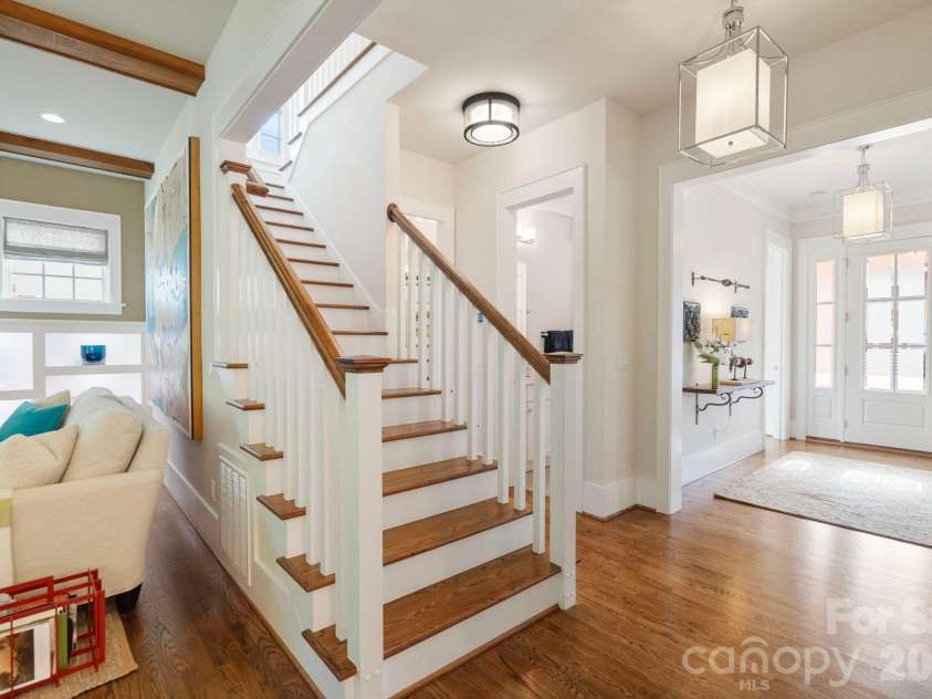 452 Luray Way, Rock Hill, SC 29730.  MLS# CAR4389360, YatesRealty ID 34350. Stairway to upper-level.