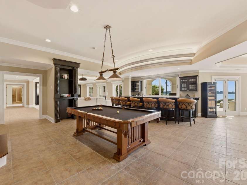 16920 Harbor Master Cove, Cornelius, NC 28031.  MLS# CAR4394741, YatesRealty ID 34351. Lake-Level Billiards