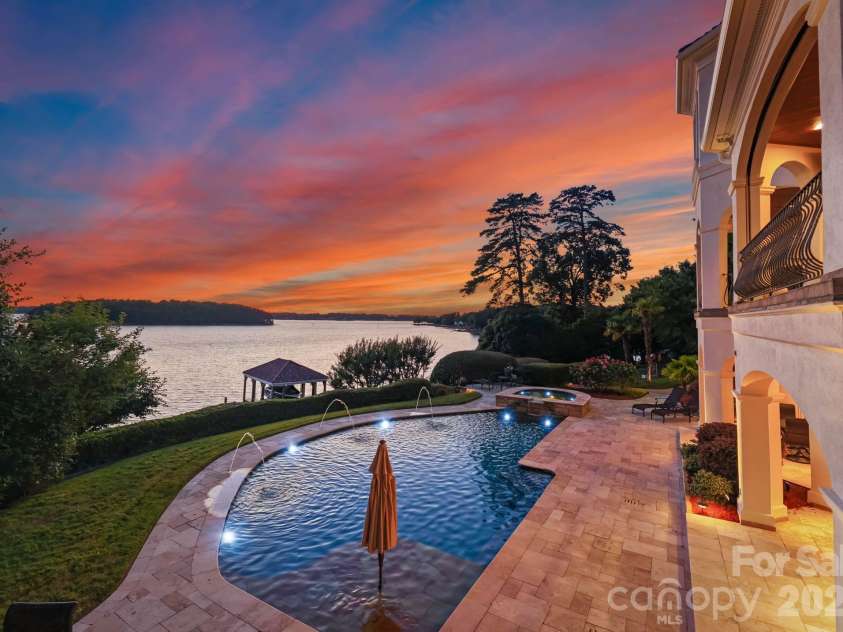 16920 Harbor Master Cove, Cornelius, NC 28031.  MLS# CAR4394741, YatesRealty ID 34351. Year-round long-range water views. 