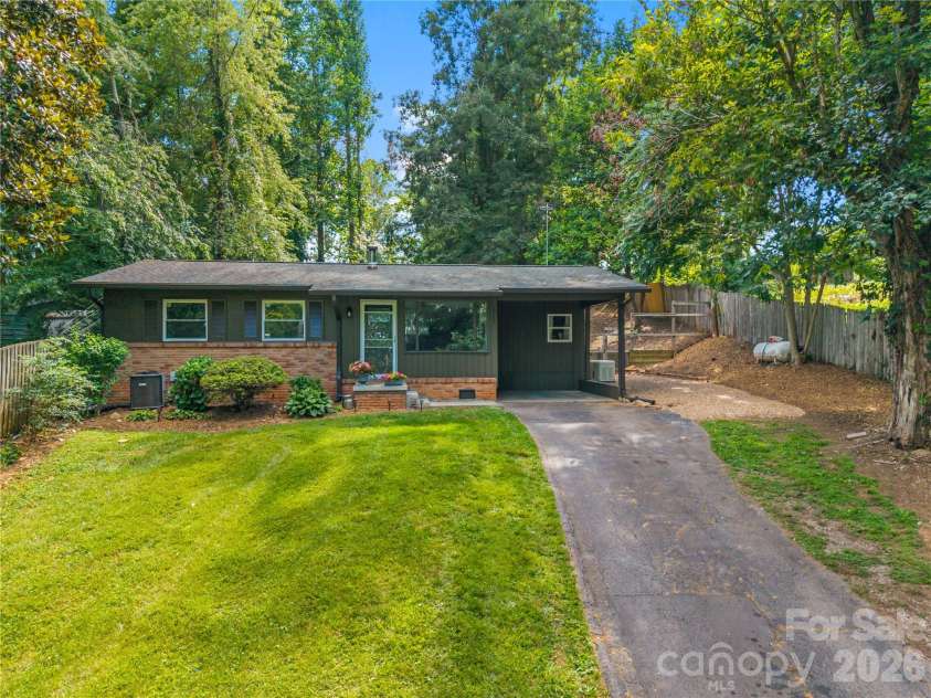 2323 Greater Druid Hills Boulevard, Hendersonville, NC 28791.  MLS# CAR4388400, YatesRealty ID 34352. Front Exterior View
