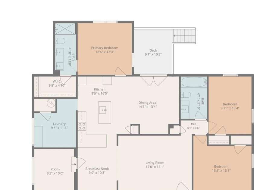 4919 Seacroft Road, Charlotte, NC 28210.  MLS# CAR4393923, YatesRealty ID 34354. Floorplan