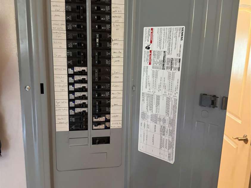 3331 Cayton Drive, Maiden, NC 28650.  MLS# CAR4293392, YatesRealty ID 34359. Electrical panel