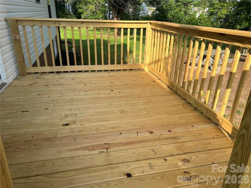 373 Griggs Road, Clover, SC 29710.  MLS# CAR4398448, YatesRealty ID 34359. Rear Deck